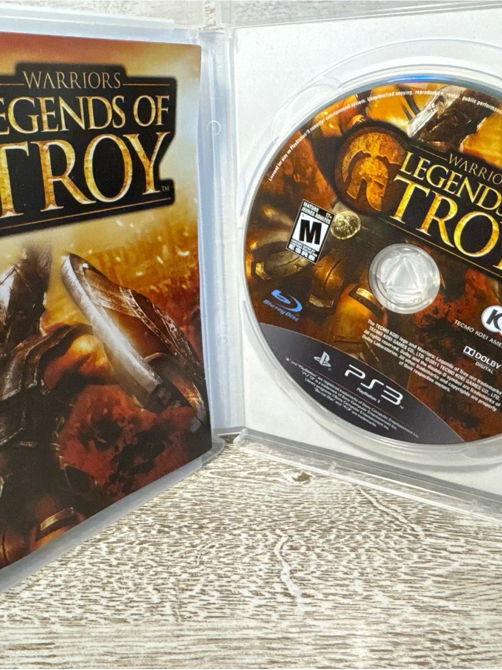 Sony PS3 Warriors: Legends of Troy - Gold/Black